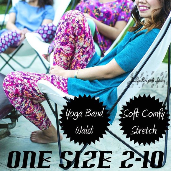 Lualroe leggings Valentines Day BRAND NEW pink red white OS one size cupid - Picture 2 of 2